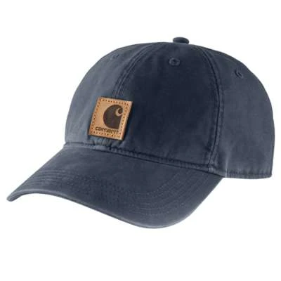 Carhartt Hats: 100289 412 Navy Cotton Canvas Odessa Cap - Image 2