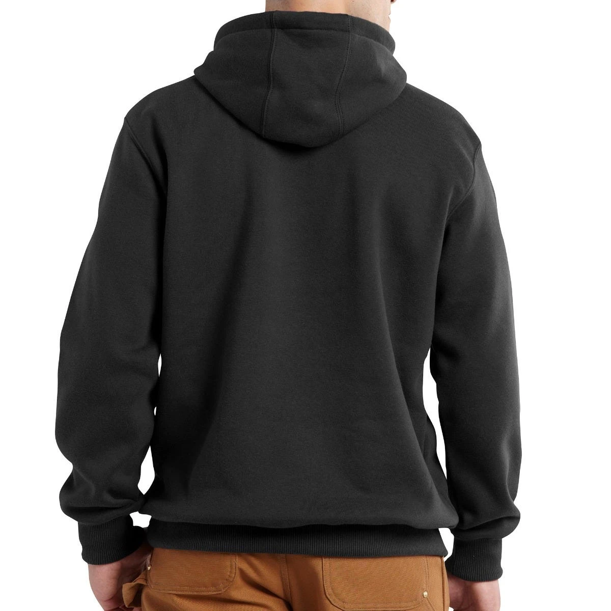 Carhartt Sweatshirts: Men's 100615 001 Black Paxton Rain Defender Hooded Sweatshirt