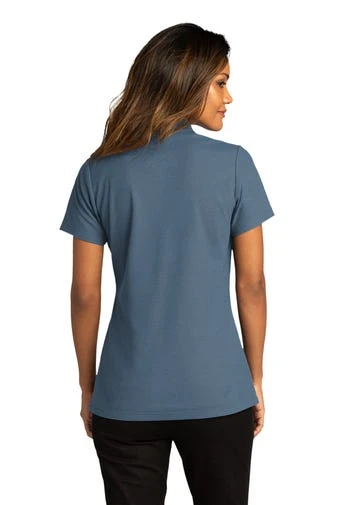 Port Authority Shirts: Women's LK810 RBLU Regatta Blue SuperPro React Polo Shirt - Image 4
