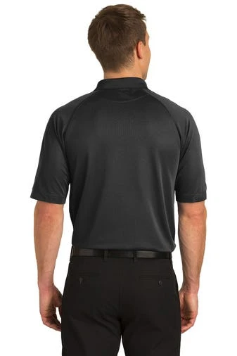 Port Authority Shirts: Men's K525 BK Black Dry Zone Ottoman Polo - Image 4