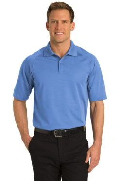 Port Authority Shirts: Men's K525 BL Blue Lake Dry Zone Ottoman Polo