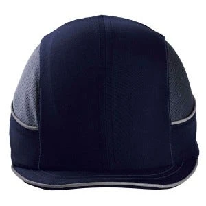 Ergodyne Caps: Men's 8950 Navy Skullerz Micro Brim Bump Cap - Image 3