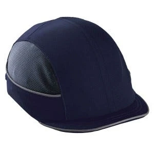 Ergodyne Caps: Men's 8950 Navy Skullerz Micro Brim Bump Cap