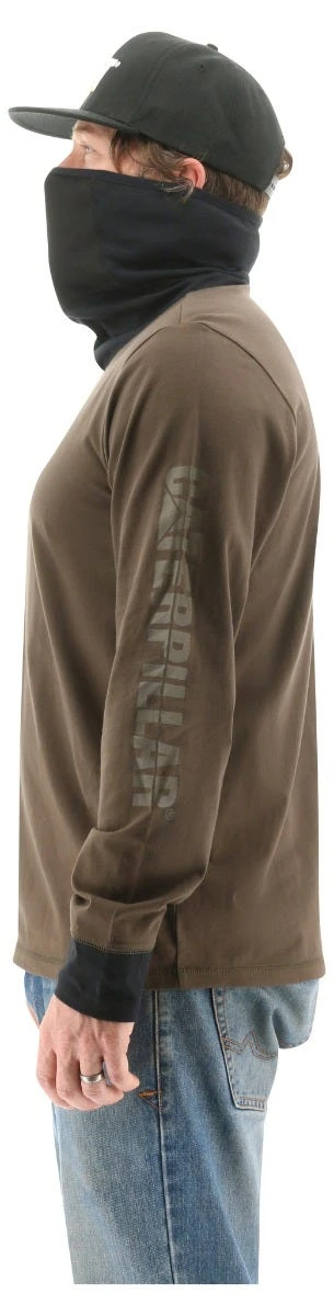 Cat Apparel: Men's 2511780 12670 Drizzle Long Sleeve Viraloff Gaiter Tee - Image 2