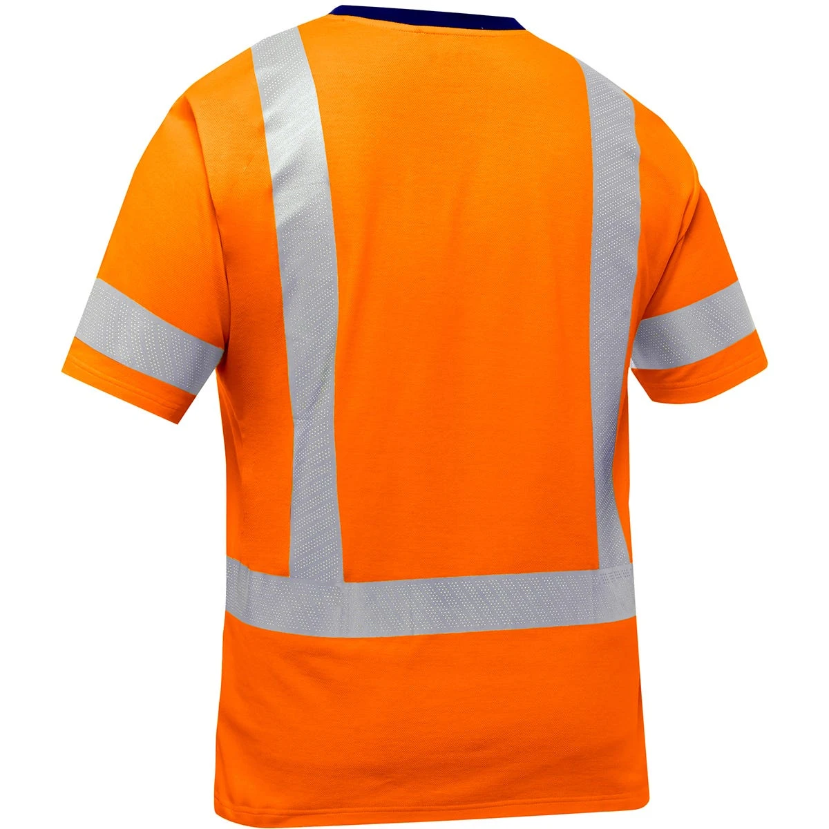 Bisley By PIP Shirts: Men's 313M1118H O Orange ANSI Type R Class 3 Short Sleeve T-Shirt - Image 2