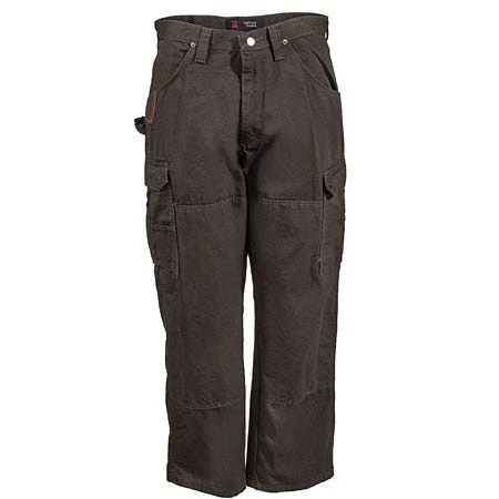 Wrangler Riggs Pants: Men's Dark Brown 3W060 DB Ripstop Ranger Pants - Image 2