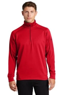 Sport-Tek Sweatshirts: Men's F247 RED True Red Tech Fleece 1/4-Zip Pullover