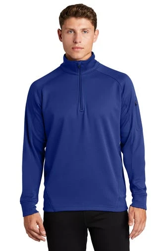 Sport-Tek Sweatshirts: Men's F247 RYL True Royal Tech Fleece 1/4-Zip Pullover - Image 4