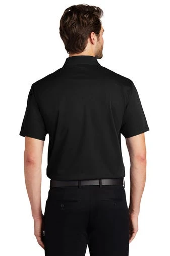 Port Authority Shirts: Men's K527 BLK Black Tech Pique Polo - Image 4