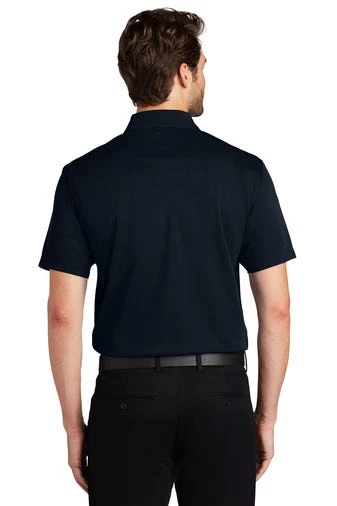 Port Authority Shirts: Men's K527 DNY Dark Navy Tech Pique Polo - Image 4