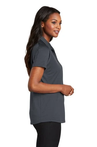 Port Authority Shirts: Women's L569 GPH Graphite Diamond Jacquard Ladies Polo - Image 3