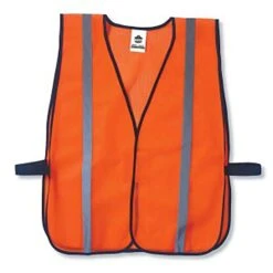 Ergodyne Vest: 8020HL Orange GloWear Non Certified Standard Hi Visibility Vest