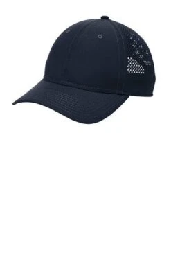 New Era Hats: Men's NE406 DN Deep Navy Perforated Performance Cap
