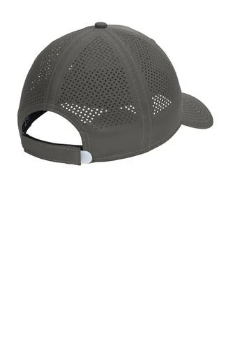 New Era Hats: Men's NE406 GA Graphite Perforated Performance Cap - Image 2