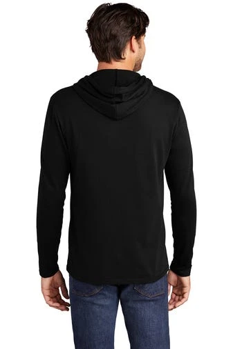 District Sweatshirts: Men's DT571 BLK Black Featherweight French Terry Hoodie - Image 4