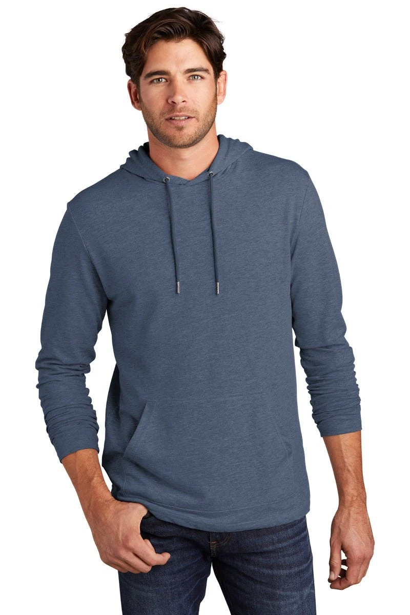 District Sweatshirts: Men's DT571 WI Washed Indigo Featherweight French Terry Hoodie