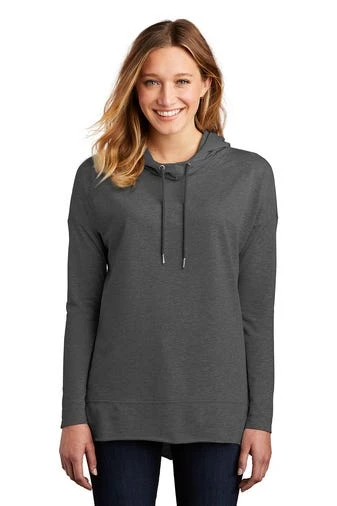 District Sweatshirts: Women's DT671 WC Washed Coal Featherweight French Terry Hoodie