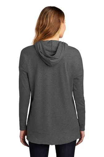 District Sweatshirts: Women's DT671 WC Washed Coal Featherweight French Terry Hoodie - Image 4
