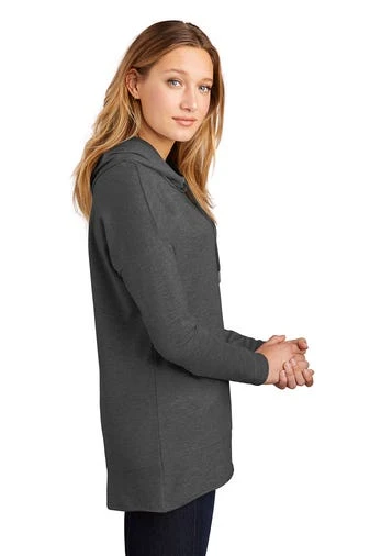 District Sweatshirts: Women's DT671 WC Washed Coal Featherweight French Terry Hoodie - Image 3