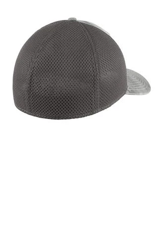 New Era Hats: Men's NE1091 RGCG Rainstorm Grey Camo Graphite Tonal Stretch Tech Mesh Cap - Image 3