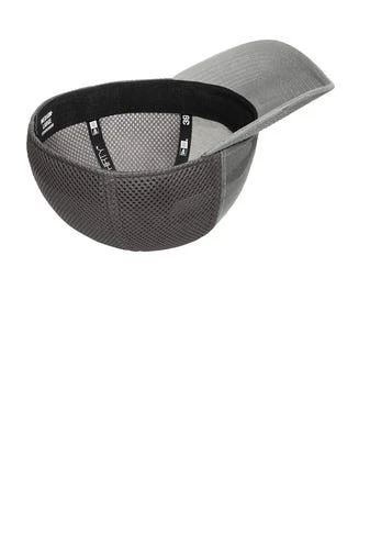 New Era Hats: Men's NE1091 RGCG Rainstorm Grey Camo Graphite Tonal Stretch Tech Mesh Cap - Image 4