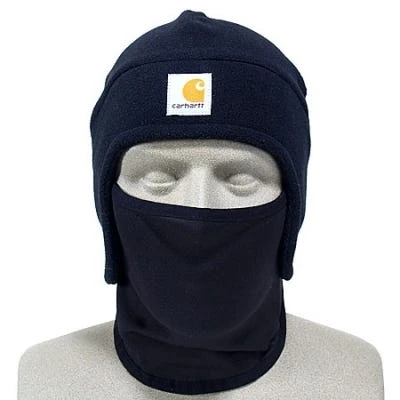 Carhartt Hats: Fleece Polyester Mask Hat A202BLK - Image 2