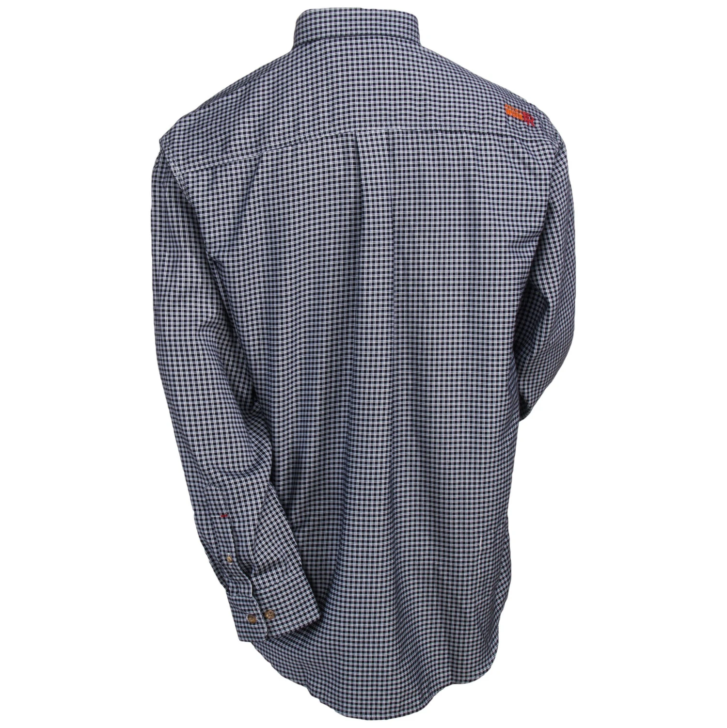 Ariat FR Work Shirts: Flame-Resistant CAT 2 Men's 10013513 Blue Plaid Twill Work Shirt - Image 3