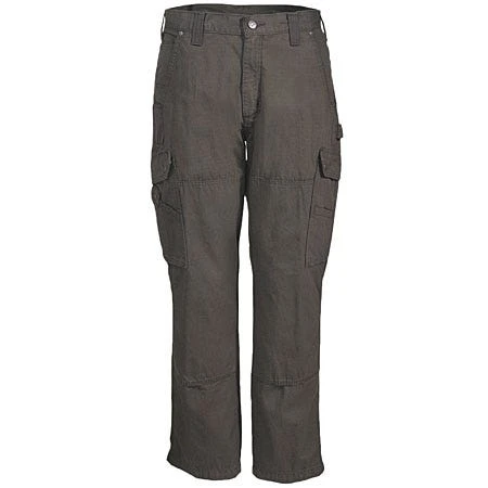 Carhartt Pants: Men's B342 DFE Brown Ripstop Cotton Work Pants - Image 2