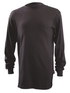 OccuNomix Shirts: Men's FR TCR1200 Black Flame Resistant Long Sleeve Shirt