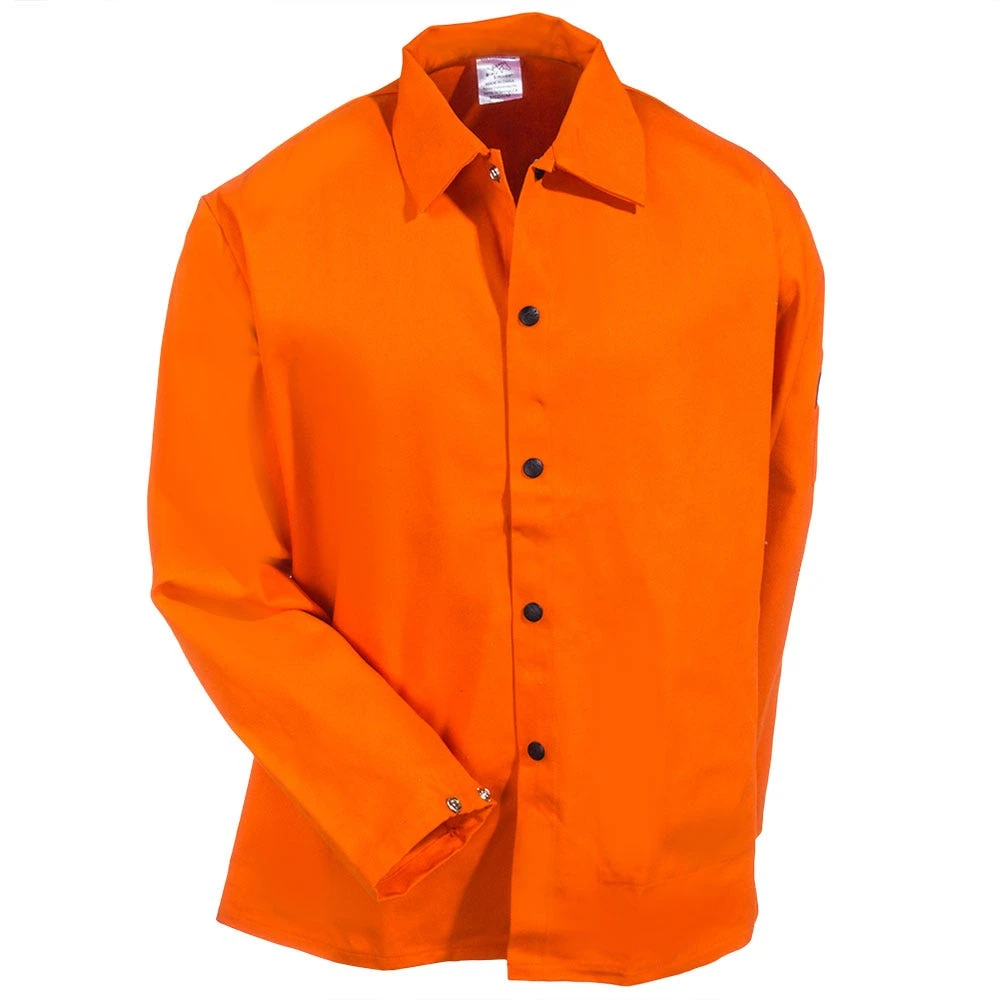 Black Stallion Jackets: Men's FO9 30C Orange High-Visibility Flame-Resistant Welding Jacket - Image 3