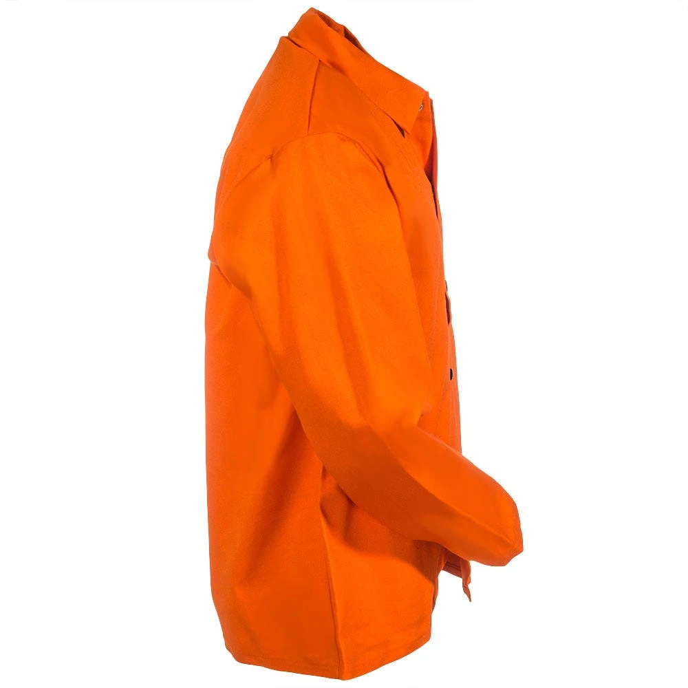 Black Stallion Jackets: Men's FO9 30C Orange High-Visibility Flame-Resistant Welding Jacket - Image 4