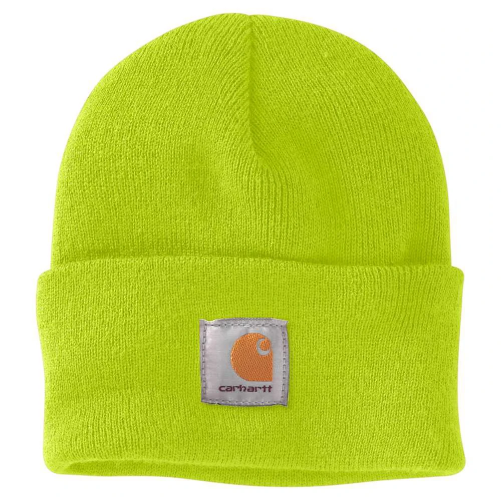 Carhartt Hats: Lime Green High Visibility Watch Hat A18 BLM