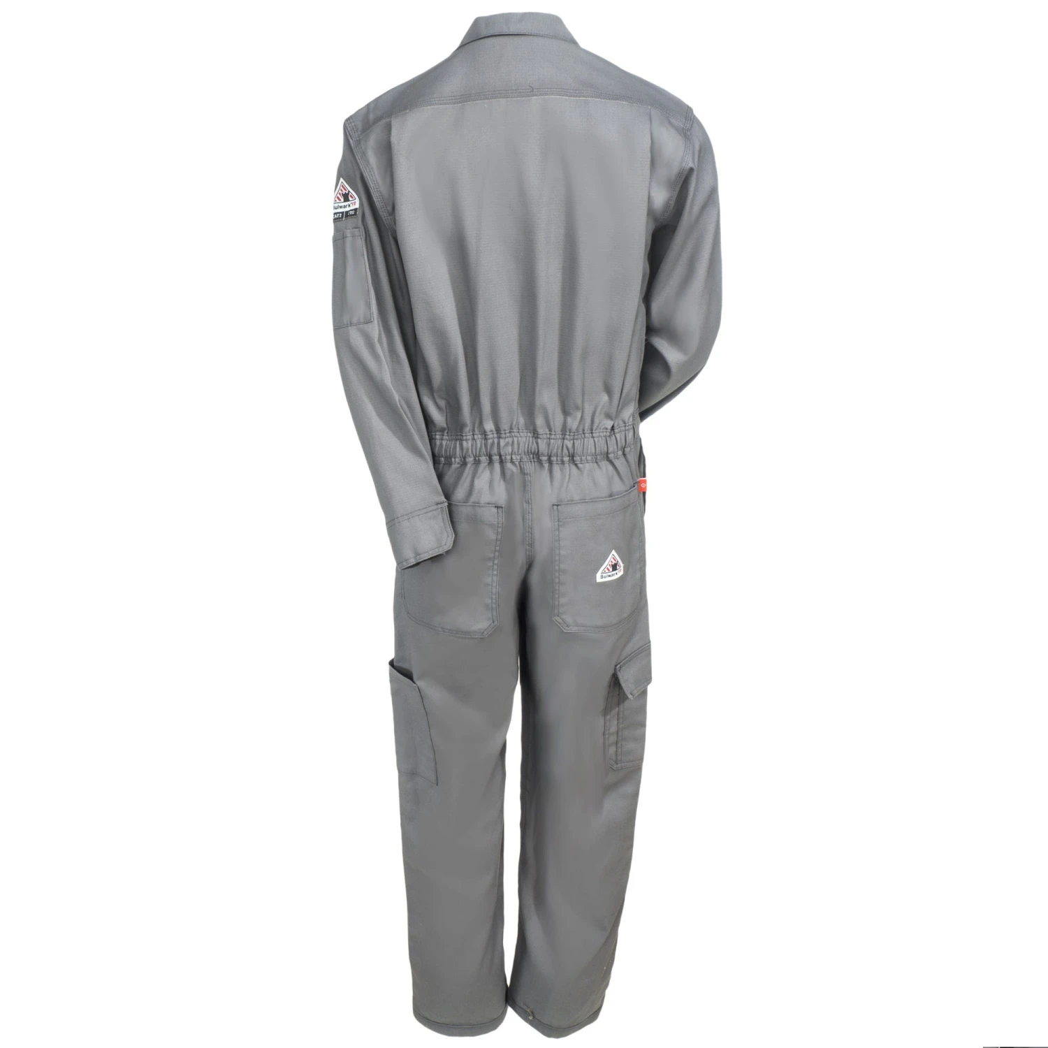 Bulwark Coveralls: Men's QC10 GY IQ Series Endurance FR Grey Premium Coveralls - Image 5