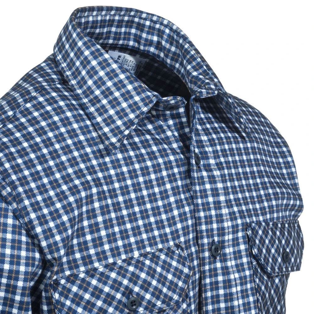 Bulwark Shirts: Men's SLD6 NK Flame-Resistant Long Sleeve Plaid Shirt - Image 2