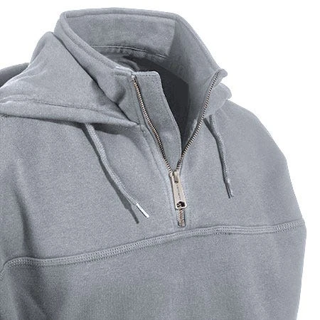 Carhartt Sweatshirts: Men's Heather Grey 100617 034 Rain Defender Hooded Sweatshirt - Image 3