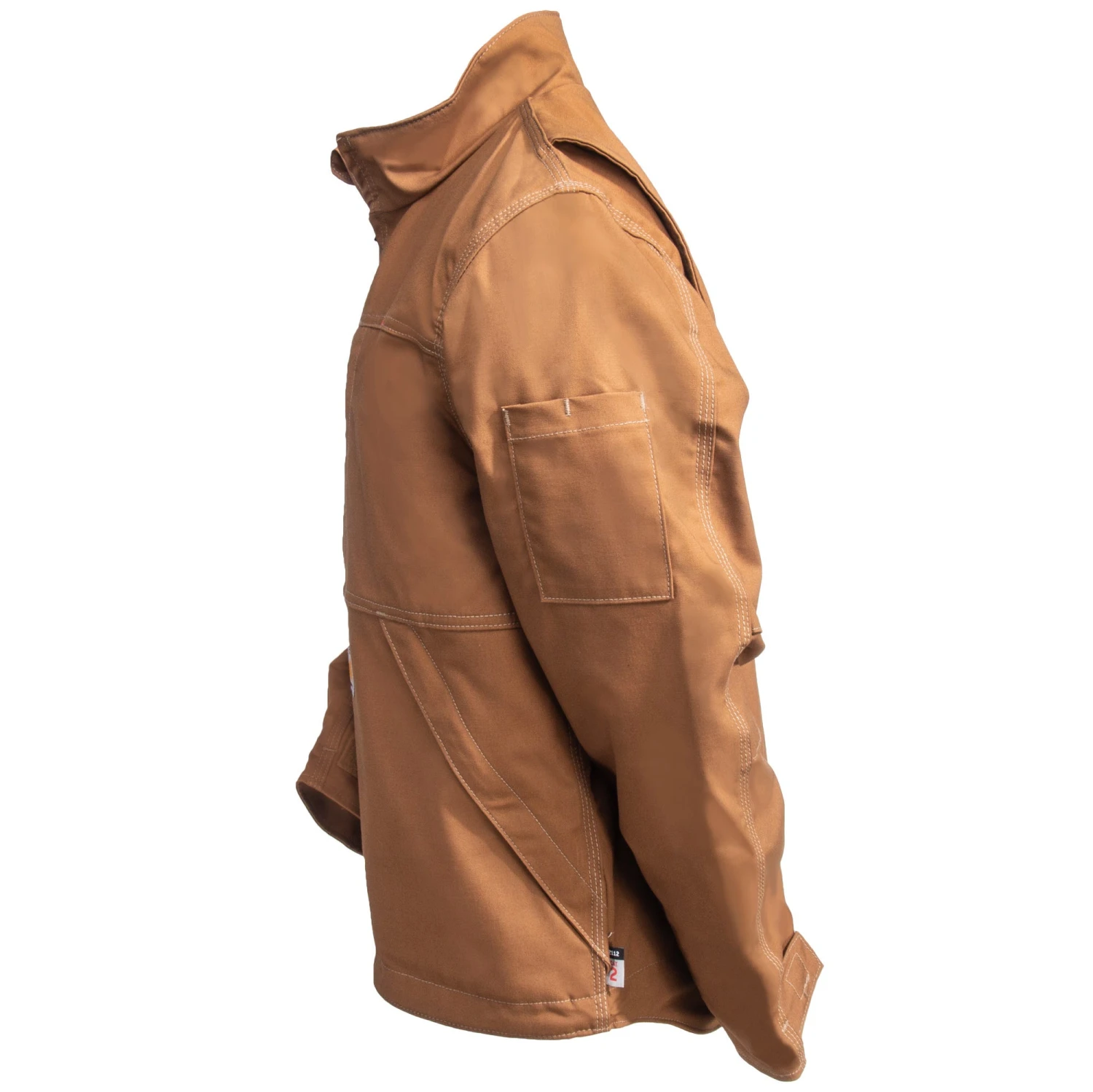 Carhartt Jackets: Men's 102179 211 Carhartt Brown FR Full Swing Quick Duck Jacket - Image 4