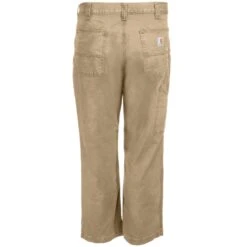 Carhartt Pants: Men's Rugged Flex 102291 253 Dark Khaki Dungarees