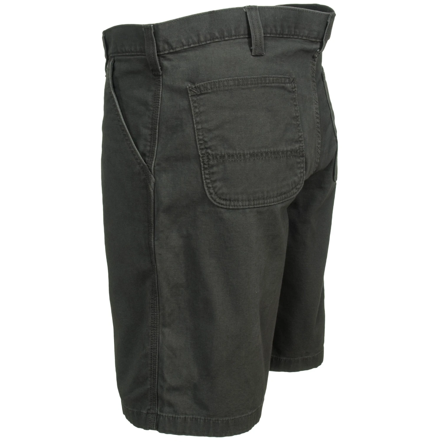 Carhartt Shorts: Men's 102514 039 Gravel Grey Rugged Flex Rigby Canvas Shorts - Image 3