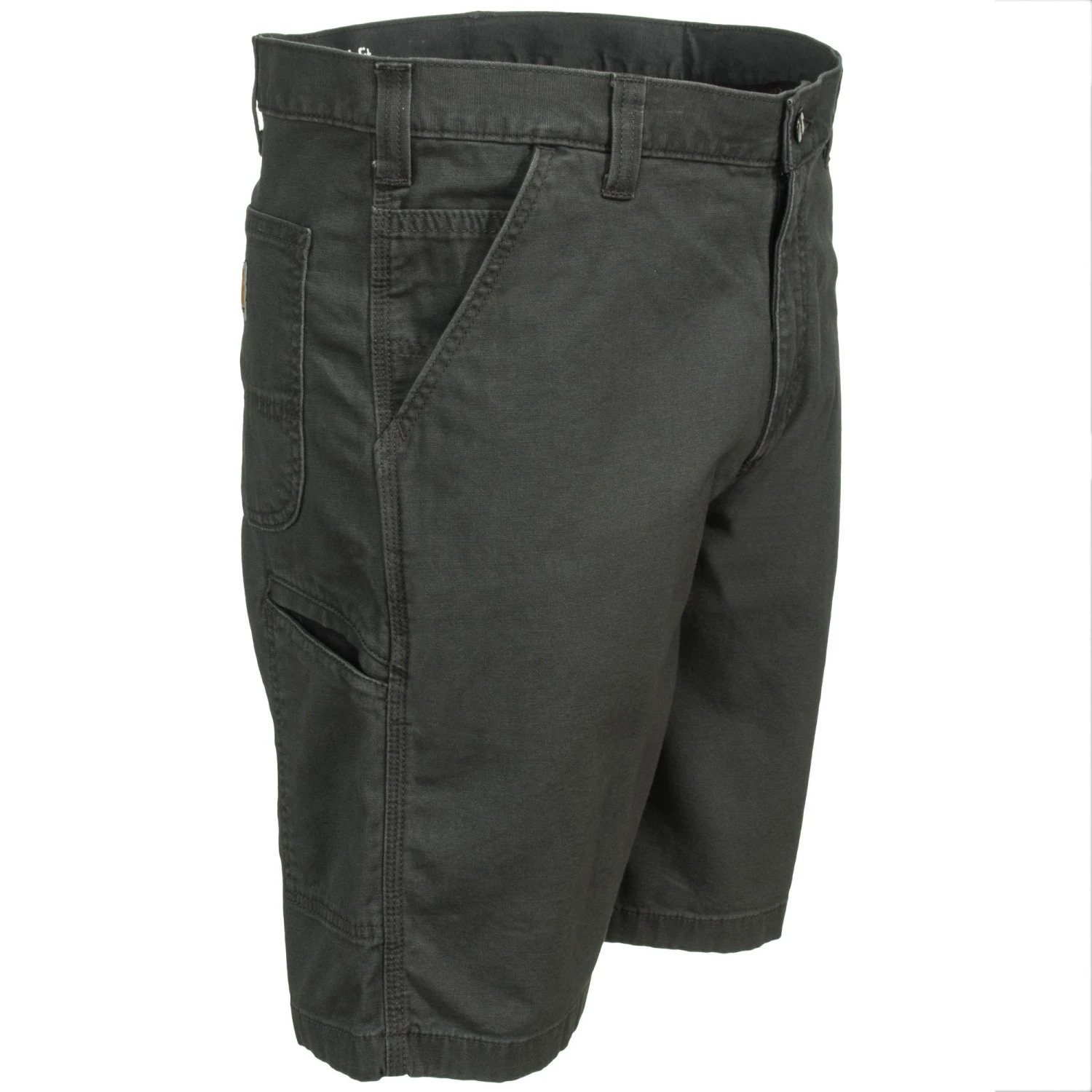 Carhartt Shorts: Men's 102514 039 Gravel Grey Rugged Flex Rigby Canvas Shorts