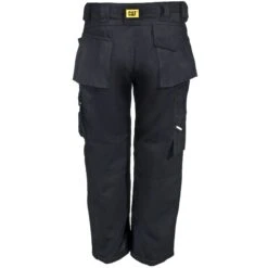 CAT Apparel Pants: Men's C172 016 Black Multi-Pocket Trademark Trousers