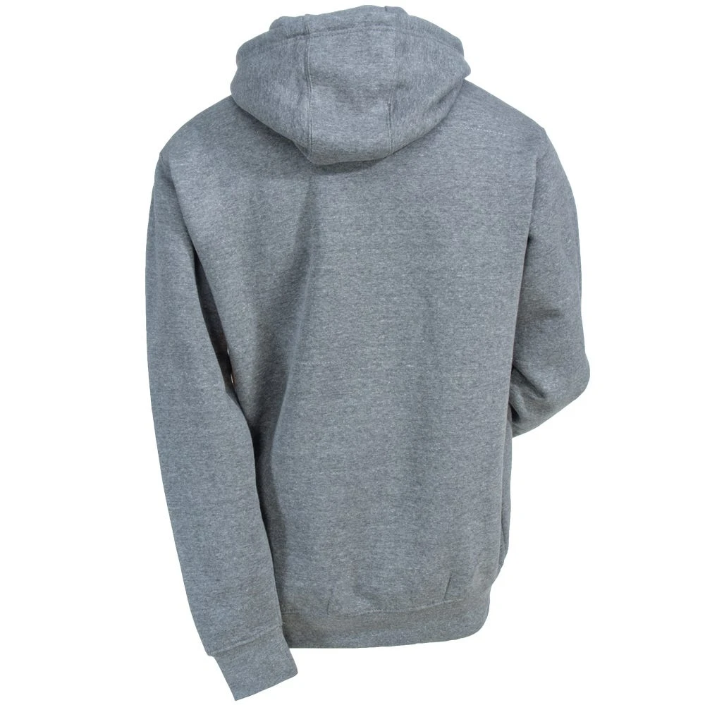 CAT Apparel Sweatshirts: Men's W10646 004 Dark Heather Grey Trademark Hooded Sweatshirt