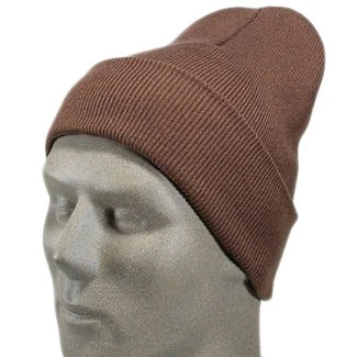 Port And Company Caps: Brown Acrylic Knit Cap CP90 BRN - Image 2