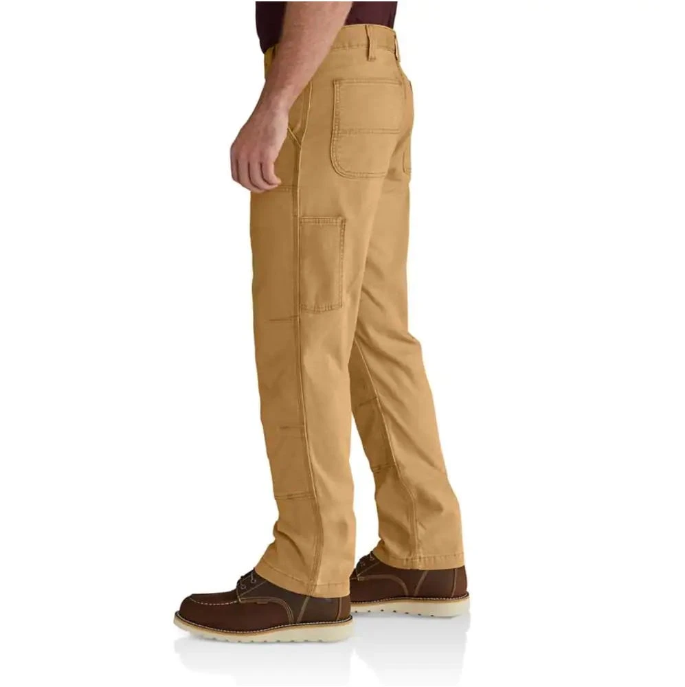 Carhartt Pants: Men's 102802 918 Hickory Rugged Flex Rigby Double Front Pants - Image 3