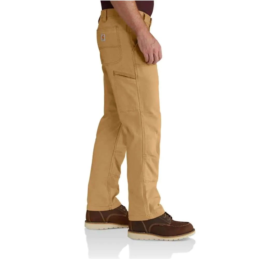 Carhartt Pants: Men's 102802 918 Hickory Rugged Flex Rigby Double Front Pants - Image 4