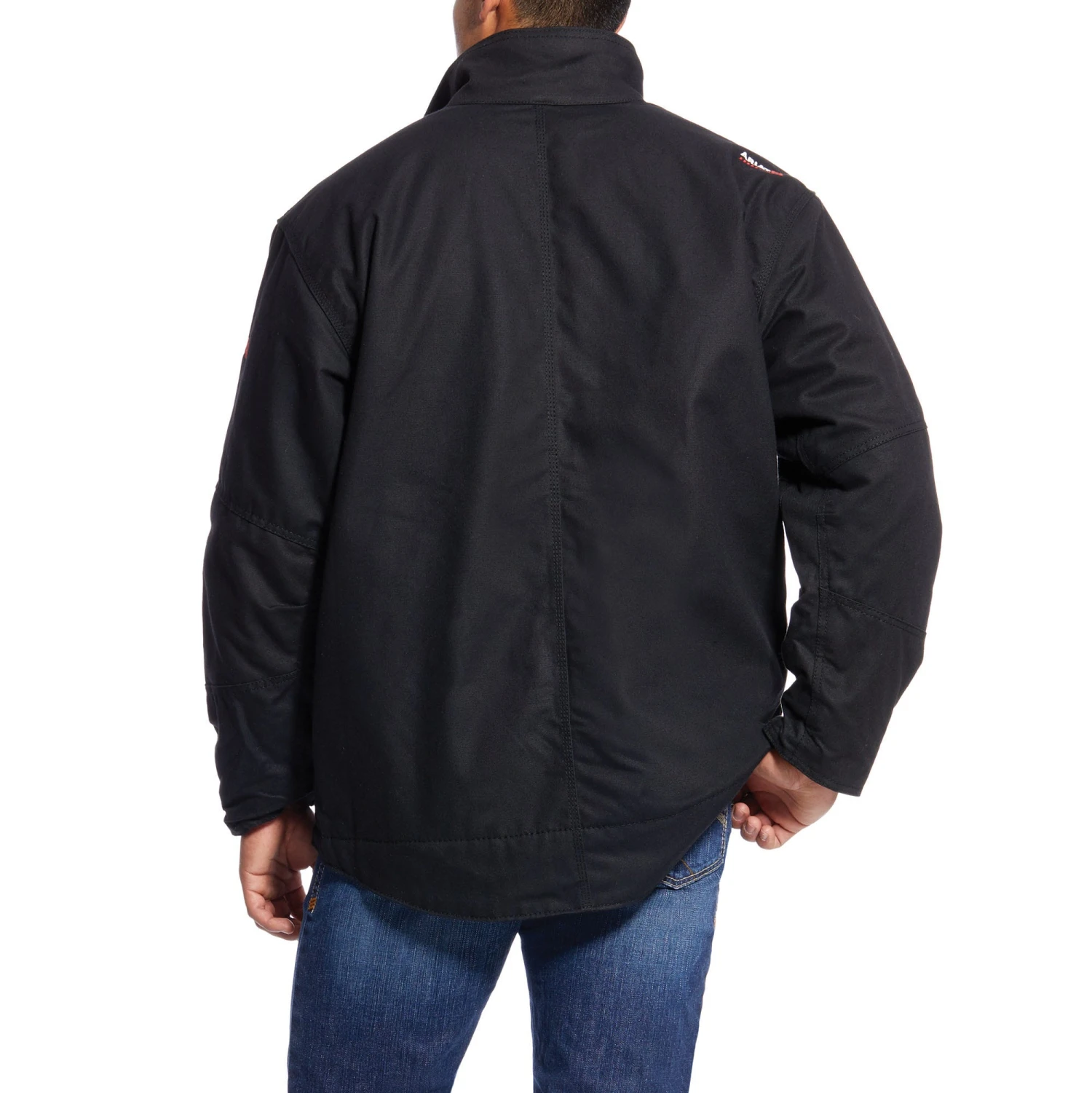 Ariat Work FR Jackets: Men's 10024028 Black FR Workhorse Waterproof Jacket - Image 2