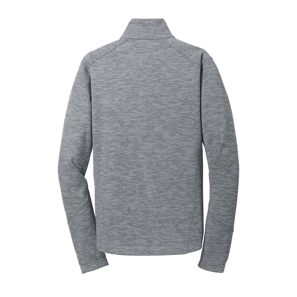 Port Authority Jacket: Men's F231 GRY Grey Digi Stripe Fleece Jacket - Image 8