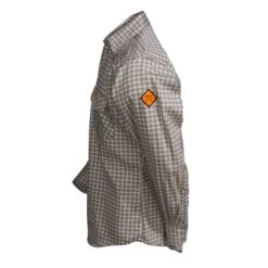 Wrangler Shirts: Men's FR124 MM Plaid Western Flame Resistant Work Shirt