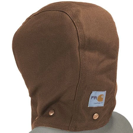 Carhartt Hoods: Flame Resistant FRA265 BRN Quilt-Lined Duck Hood - Image 2