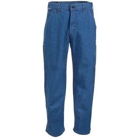 Carhartt Jeans: Men's FRB13 DNM Denim Flame Resistant Dungaree Jeans - Image 2