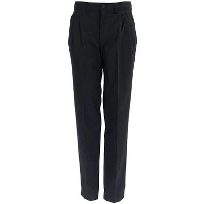 Red Kap Work Clothes: PT32 BK Men's Black Pleated Work Pants - Image 4